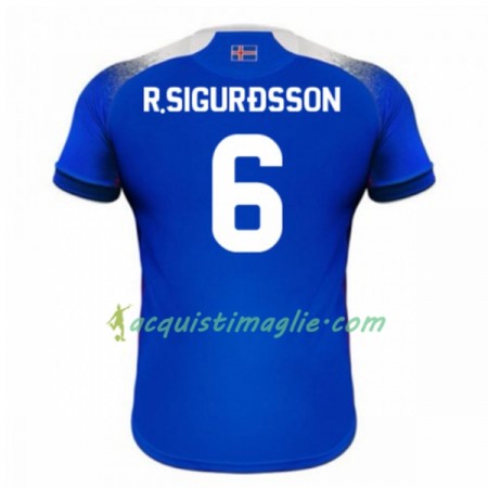 Divisa di Calcio Islanda R.Sigurdsson 6 Prima Mondiali 2018